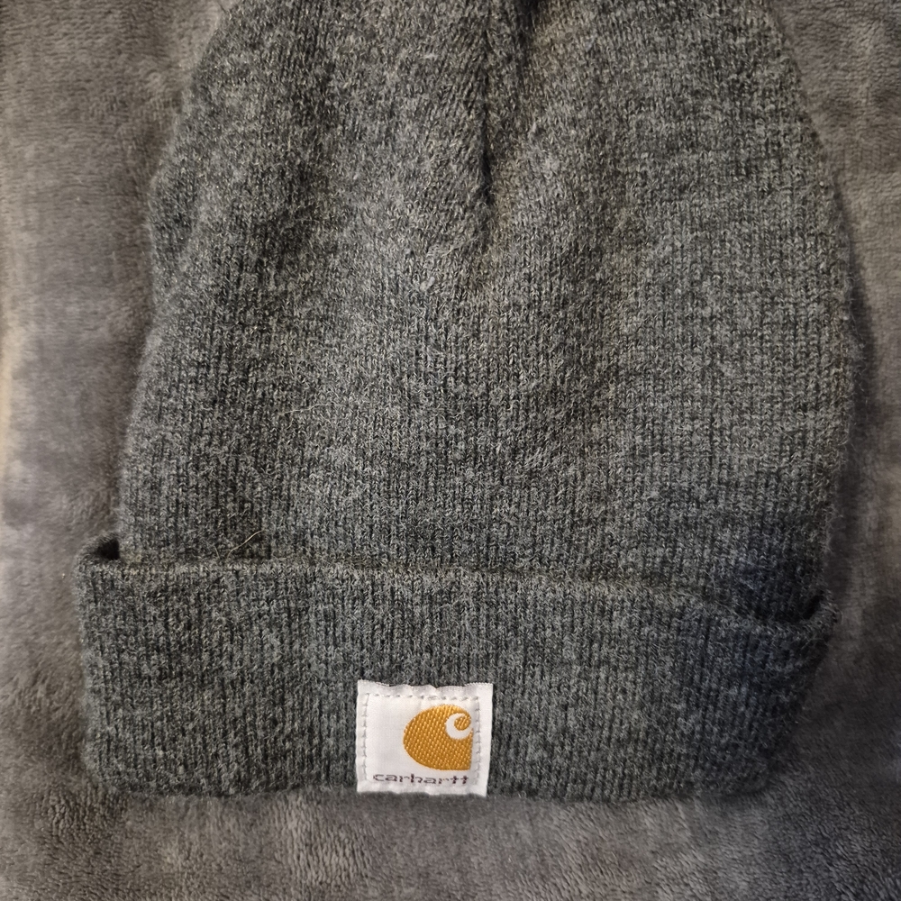 Carhartt Gray Knit Beanie Youth One Size Fits Most